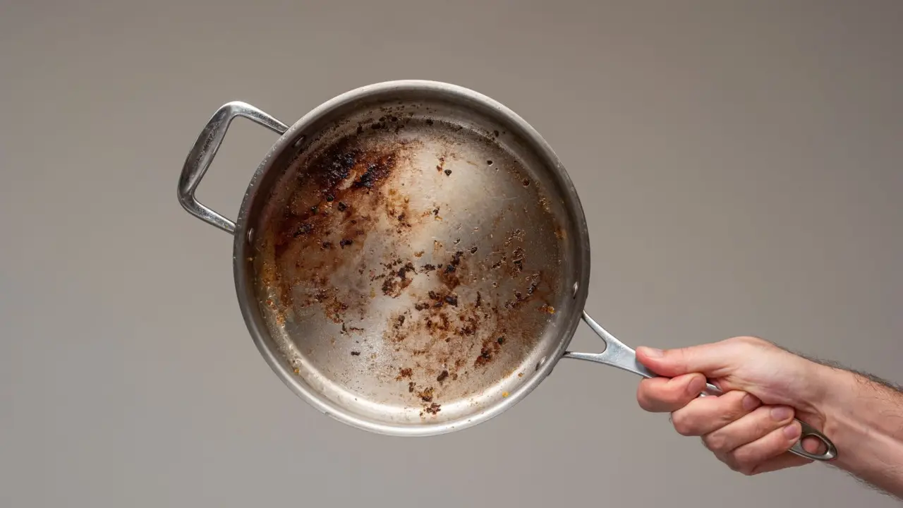 Come eliminare il grasso da pentole e padelle bruciate