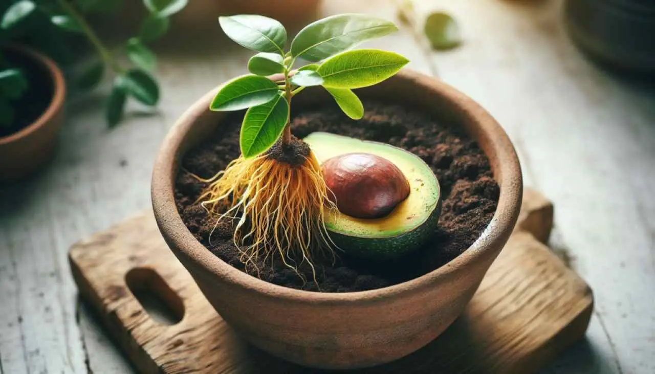 Il trucco del giardiniere per far nascere una pianta di avocado dal seme velocemente