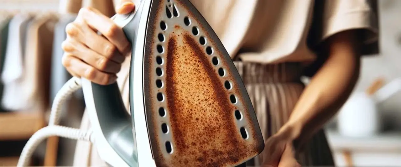 Come pulire il ferro da stiro bruciato