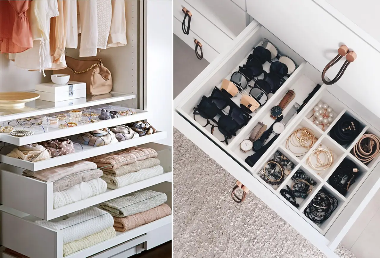 Come organizzare l’armadio per guadagnare spazio? Il metodo usato dagli interior designer